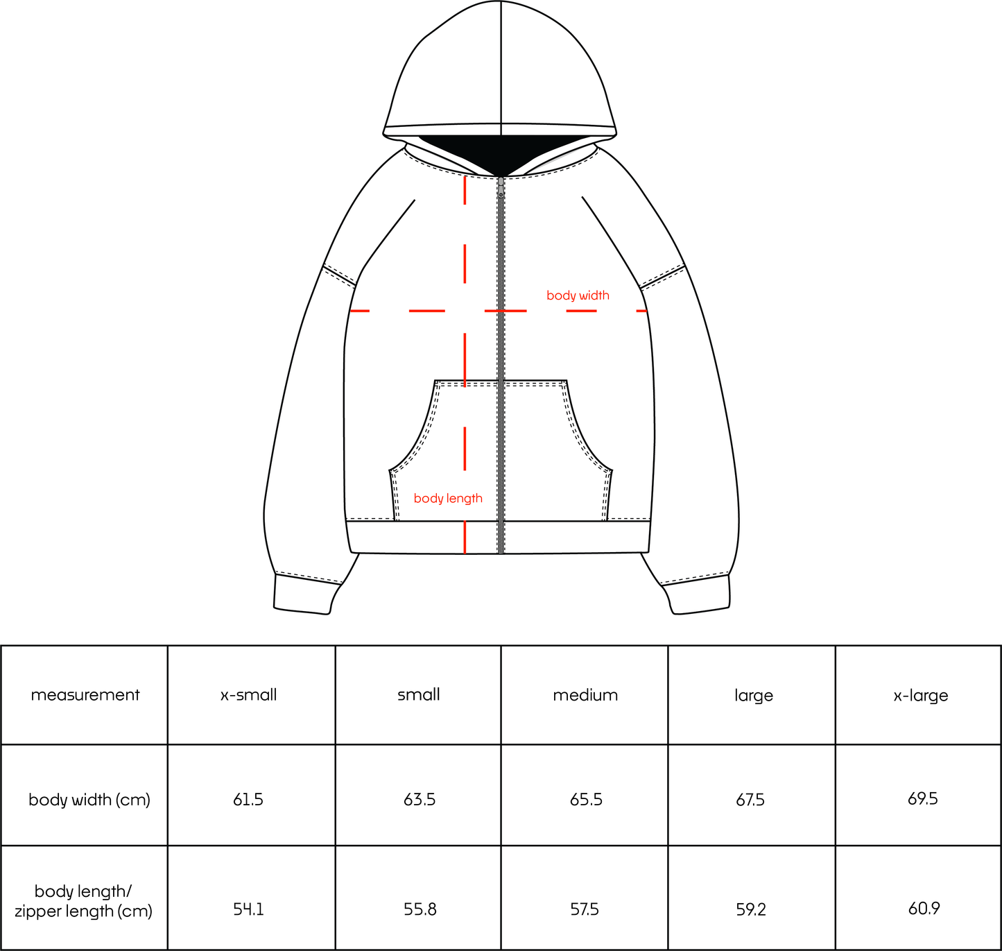 Licensed Zip Up