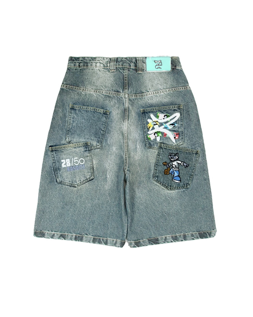 28/50 'BANDITS' Jorts (Size 34)