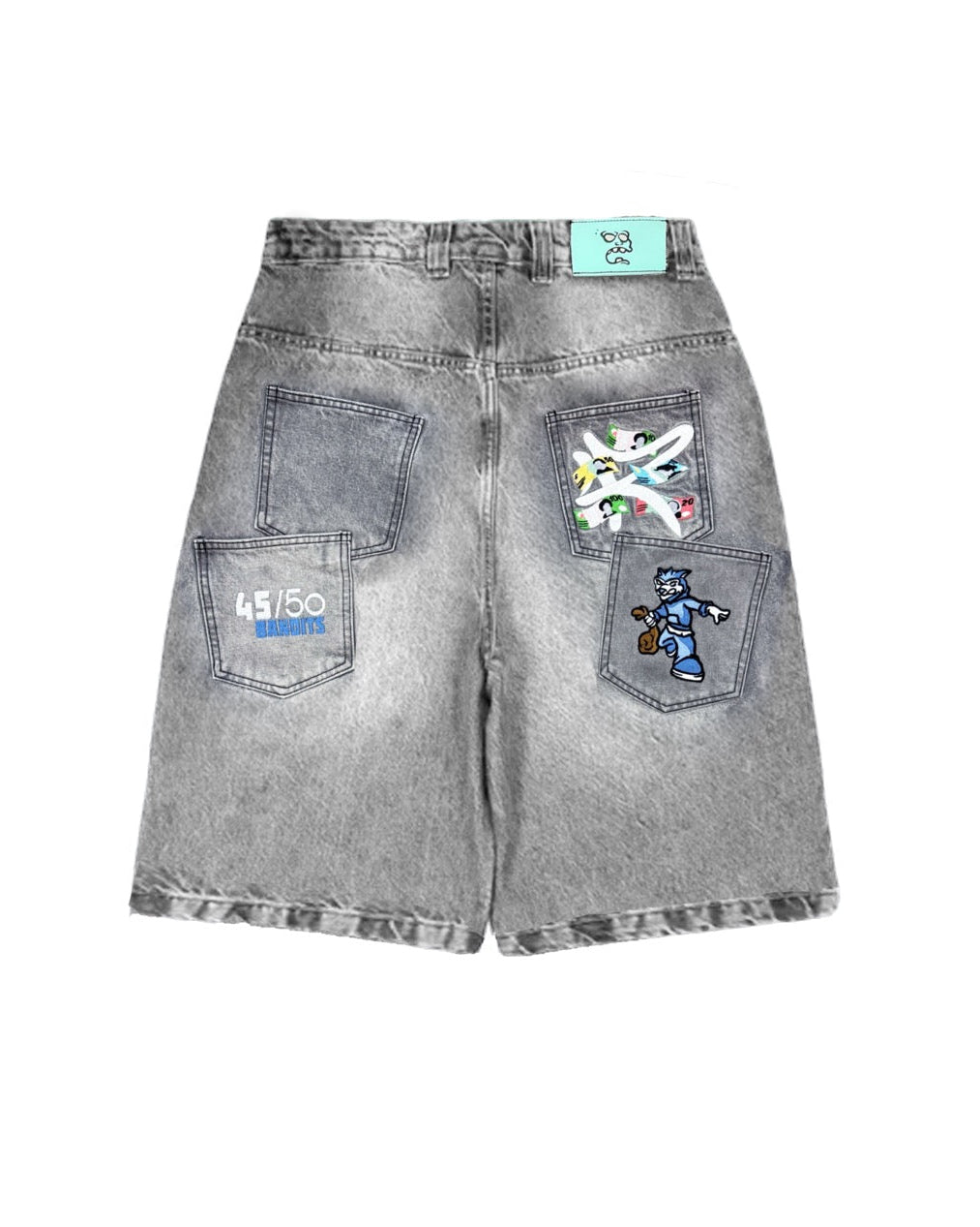 45/50 'BANDITS' Jorts