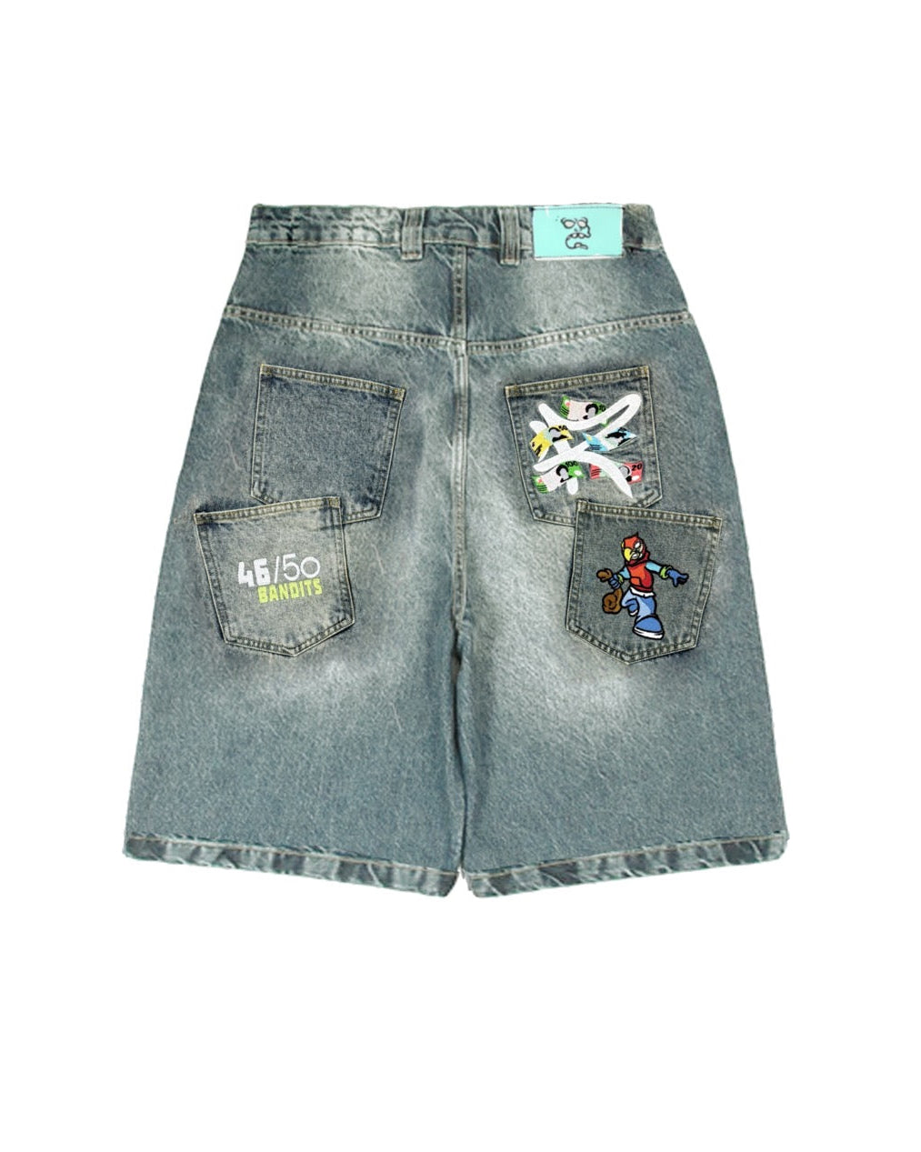 46/50 'BANDITS' Jorts