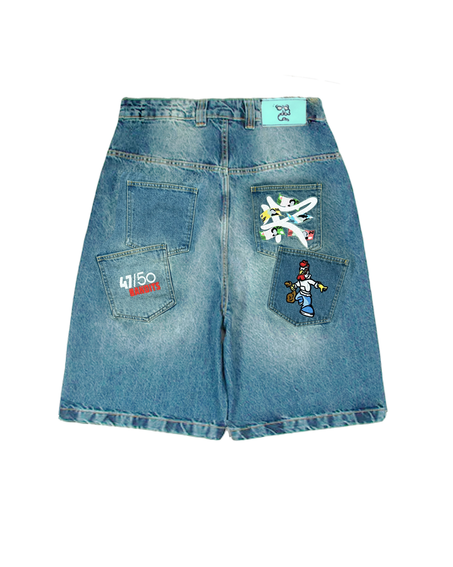 47/50 'BANDITS' Jorts