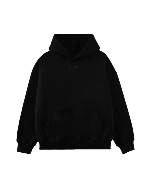 "AERO" HOODIE - BLACK