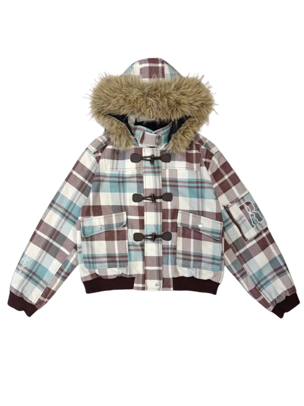 'InCergent' Plaid Jacket