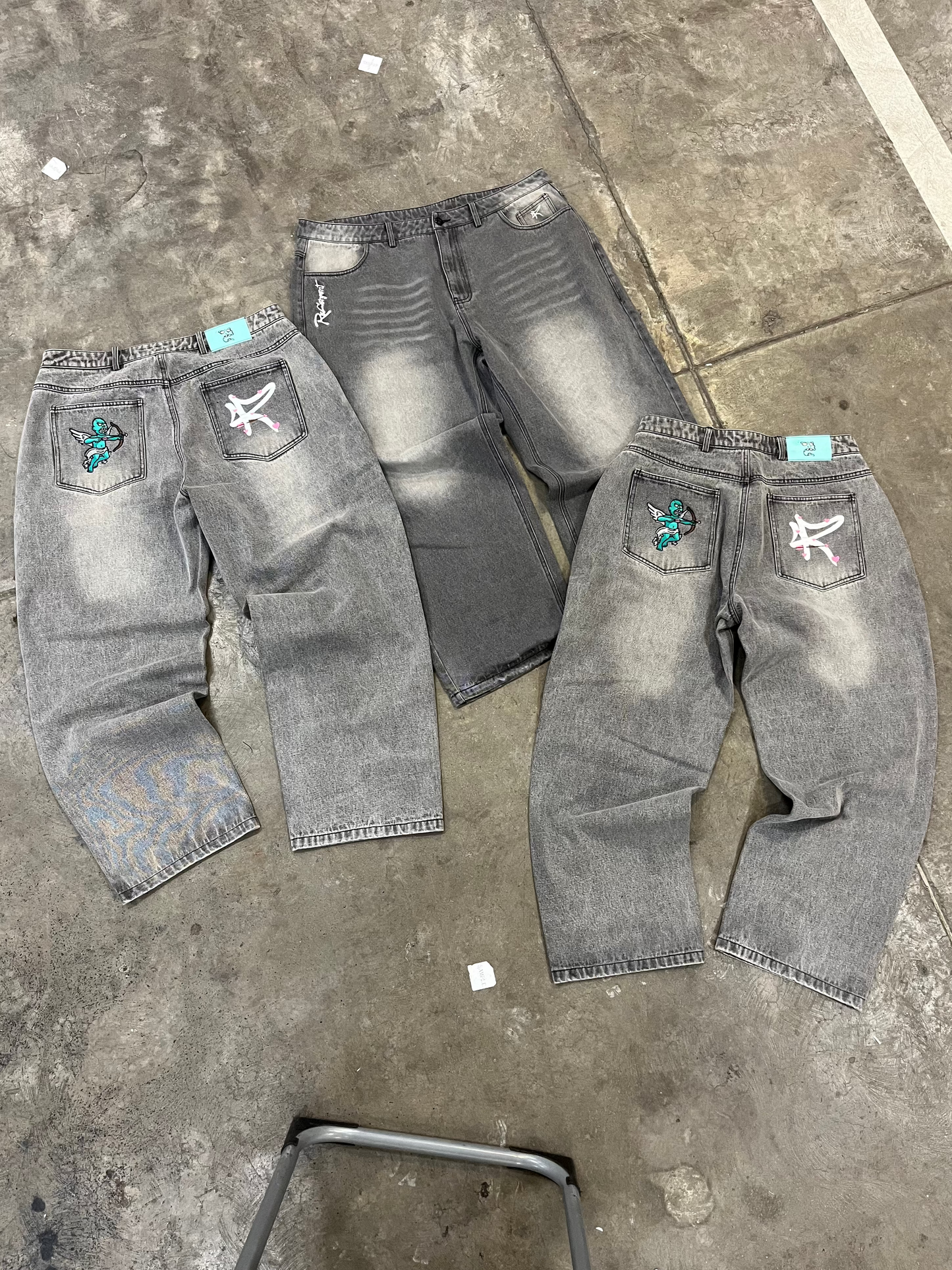 (GREY WASH) Limited Valentines Denim