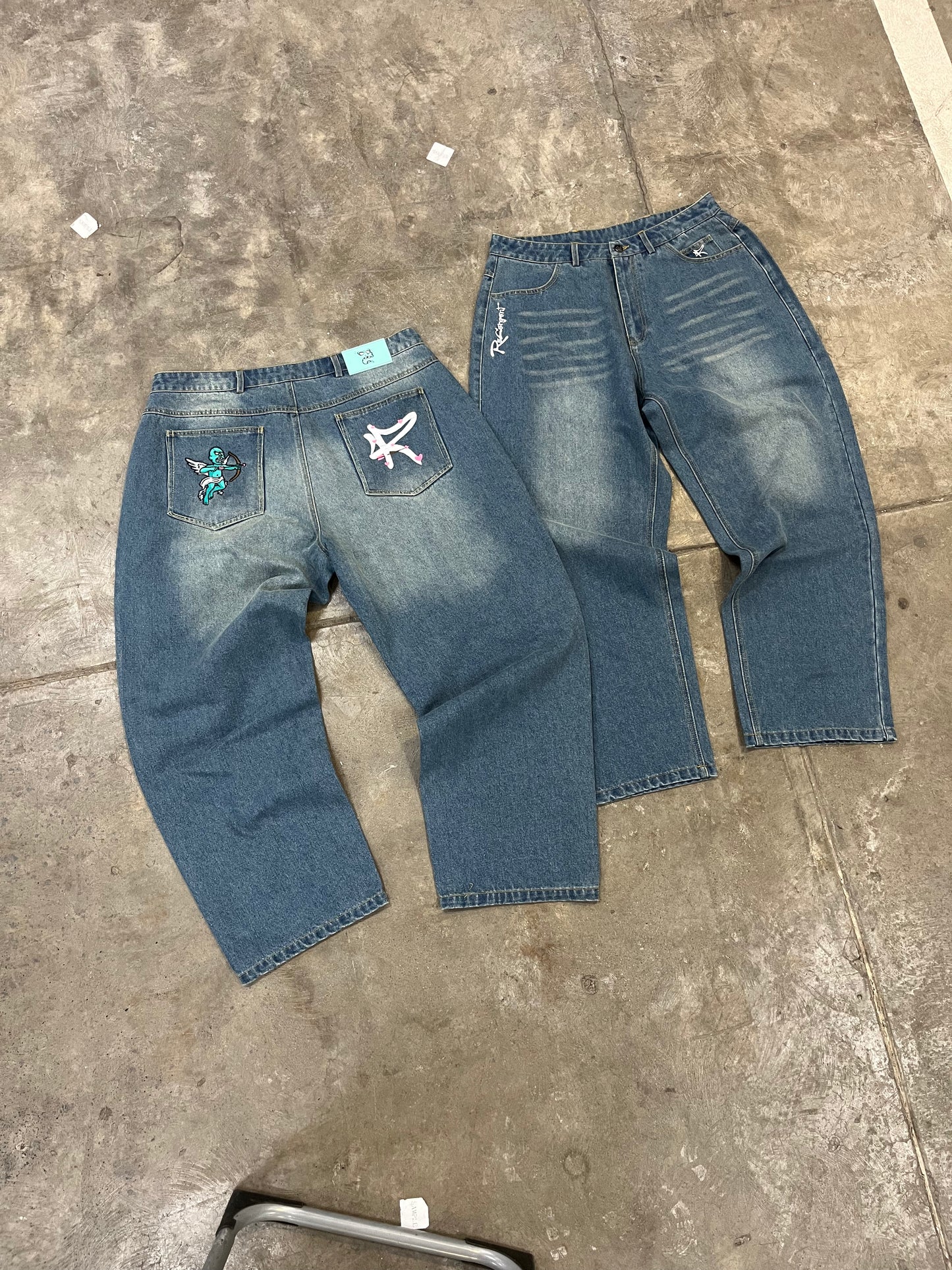 (LIGHT BLUE WASH) Limited Valentines Denim
